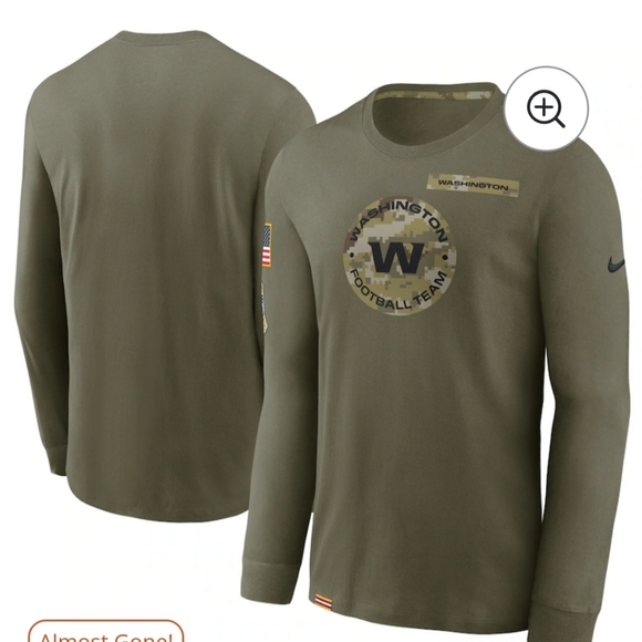 Washington Football Team Authentic Nike Salute to Service Men's Shirt Size M - Picture 1 of 4
